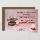 侍禅石 groom's men カスタマイズ可能 招待状 (正面/裏面)