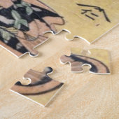 侍秀吉と妻の喜多川歌麿クール ジグソーパズル (側面)