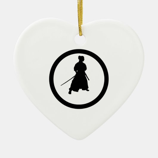 侍紋 セラミックオーナメント (正面)