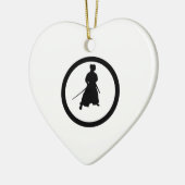 侍紋 セラミックオーナメント (左)