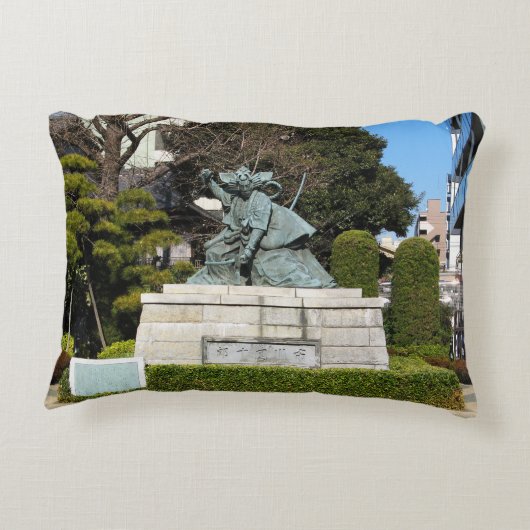 侍鎌倉権五郎景正歌舞伎像 アクセントクッション (裏面)