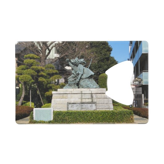 侍鎌倉権五郎景正歌舞伎像 クレジットカード栓抜き (正面(横))
