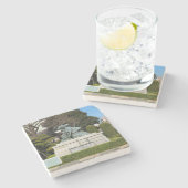 侍鎌倉権五郎景正歌舞伎像 ストーンコースター (横)