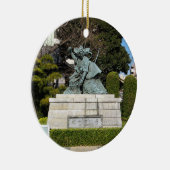 侍鎌倉権五郎景正歌舞伎像 セラミックオーナメント (右)