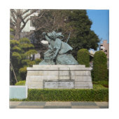 侍鎌倉権五郎景正歌舞伎像 タイル (正面)