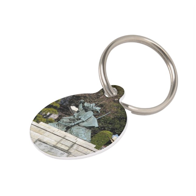 侍鎌倉権五郎景正歌舞伎像 ペット　ネームタグ (側面)