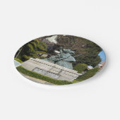 侍鎌倉権五郎景正歌舞伎像 ペーパープレート (アングル)