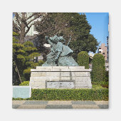 侍鎌倉権五郎景正歌舞伎像 マグネット (正面)