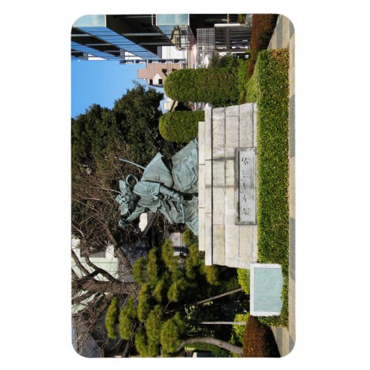 侍鎌倉権五郎景正歌舞伎像 マグネット (縦)