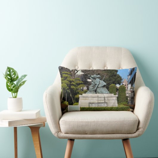 侍鎌倉権五郎景正歌舞伎像 ランバークッション (椅子)