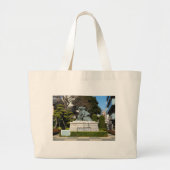 侍鎌倉権五郎景正歌舞伎像 ラージトートバッグ (正面)