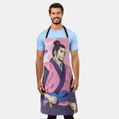 侍 エプロン (着用した状態)