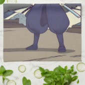 侍 キッチンタオル (折り畳み)