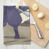 侍 キッチンタオル (四つ折り)