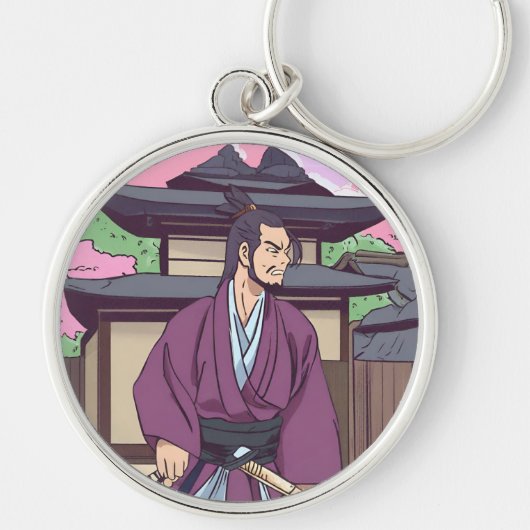 侍 キーホルダー (正面)