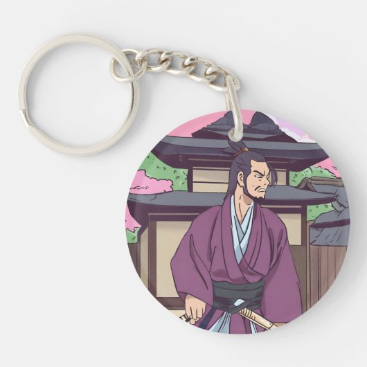 侍 キーホルダー (正面)