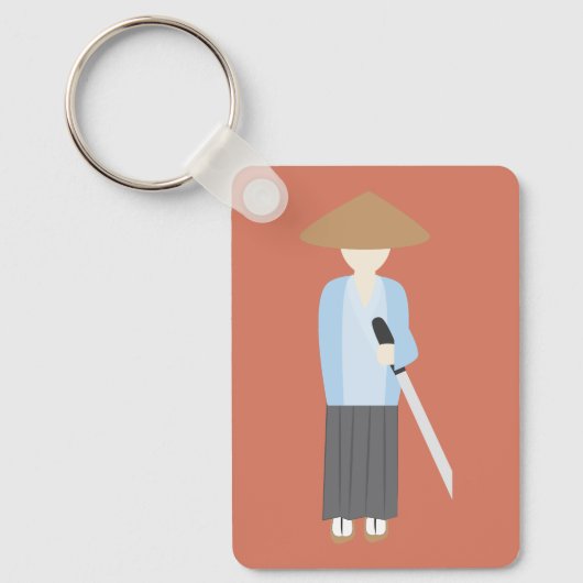 侍 キーホルダー (正面)