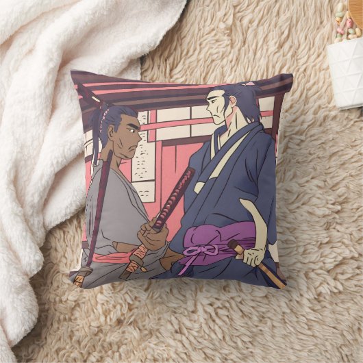 侍 クッション (ブランケット)