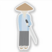 侍 シール (正面)