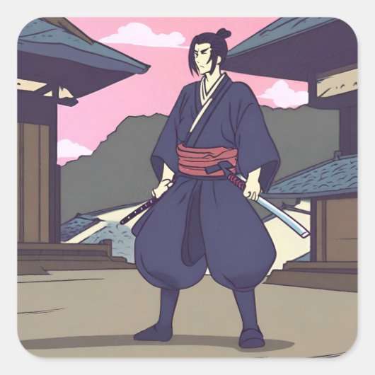 侍 スクエアシール (正面)