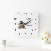 侍 スクエア壁時計 (ホーム)