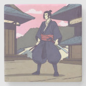侍 ストーンコースター (正面)