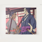 侍 タペストリー (正面(横))