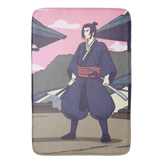 侍 バスマット (正面縦)