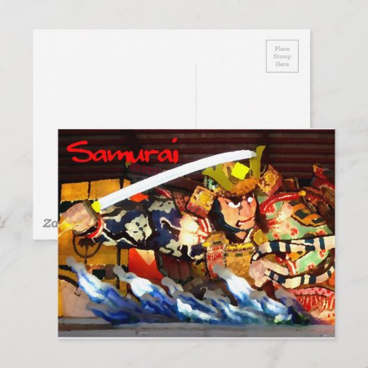 侍 ポストカード (正面/裏面)