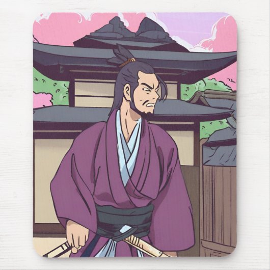 侍 マウスパッド (正面)