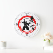 侍 ラージ壁時計 (ホーム)