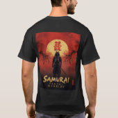 侍・封建の戦士 1X00003 Tシャツ (裏面)