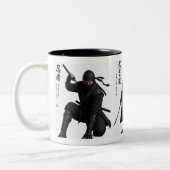 侍 忍者 日本の武士 二色 325ml ツートーンマグカップ (左)