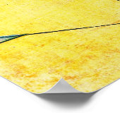 侍・秀吉と妻1805ティール（緑がかった色） ポスター (角)