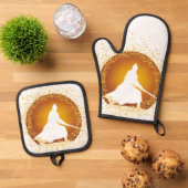 侍 鍋つかみ&鍋敷きセット (トップダウン)