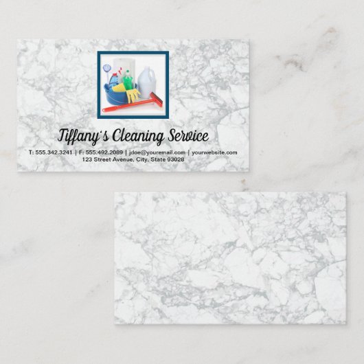 供給およびツールのクリーニング 名刺 (正面/裏面)