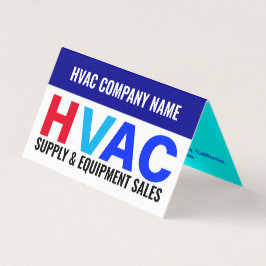 供給および機器の販売 – HVAC 名刺