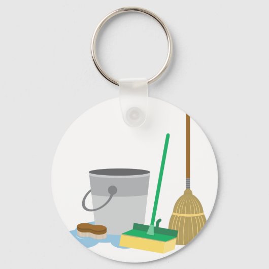 供給のクリーニング キーホルダー (正面)