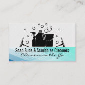 供給のクリーニング | シャボン 名刺 (正面)