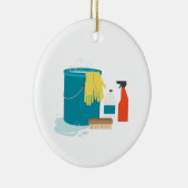 供給のクリーニング セラミックオーナメント (右)