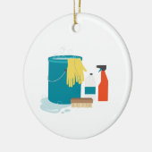 供給のクリーニング セラミックオーナメント (左)