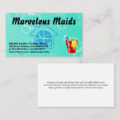 供給のクリーニング |ホームサー気にビス | Suds 名刺 (正面/裏面)