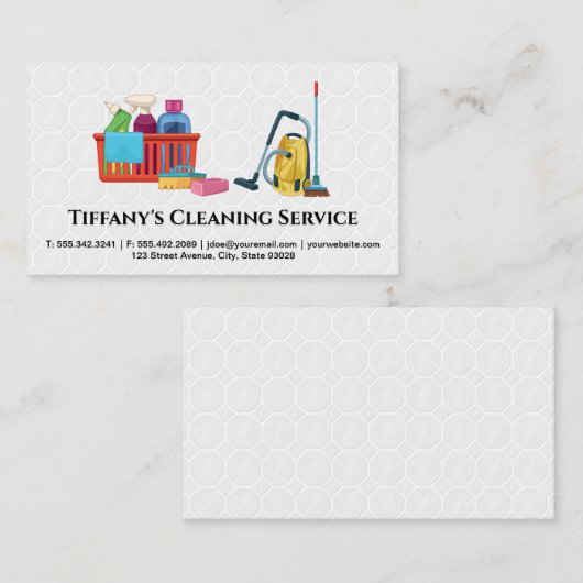 供給の衛生化 | 名刺のタイル 名刺 (正面/裏面)