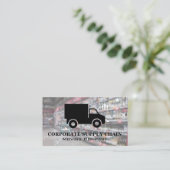 供給トラック |物流ネットワーク 名刺 (スタンド正面)
