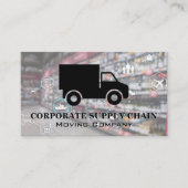 供給トラック |物流ネットワーク 名刺 (正面)