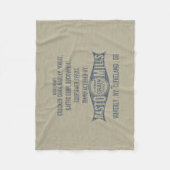 供給袋/穀物袋毛布 フリースブランケット (正面)