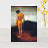 依存感の美術葉書 カード (黄色い花)