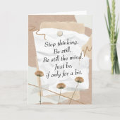 依然として心のデジタルコラージュである カード (正面)