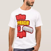 価が高い | 卵のカートン Tシャツ (正面)