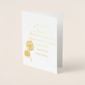 価値ある金箔である主を呼びなさい 箔カード (正面)